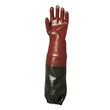 PVC rukavica 70 cm, crvena, vel. 10