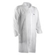 Single use lab coat polypropylen without pock