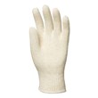 Cotton glove, knitted, size 7