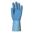 Latex glove 30 cm, blue