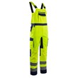 Signalizirajuće zaštitne Hi-viz farmer hlače HIBANA žuto-plave