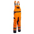 Signalizirajuće zaštitne Hi-viz farmer hlače HIBANA narančasto-plave