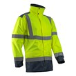 Hi viz parka KAZAN yellow-navy