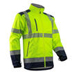 Hi-viz jacket KAZAN yellow-navy