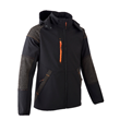 Softshell jakna YUKI II, crno - narančasta