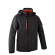 Ripstop parka YUZU crno - narančasta