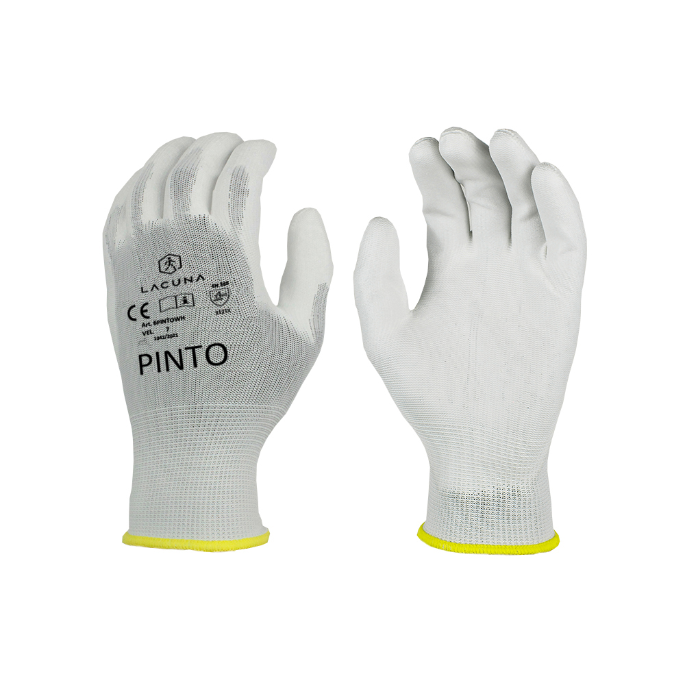 LACUNA PINTO PU coated gloves white