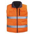 Hi-Viz reversible vest HI-WAY orange/grey
