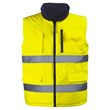Hi-Viz reversible vest Hi-WAY yellow/grey