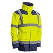 4in1 Hi viz parka KANATA yellow-blue