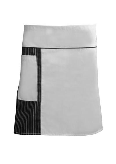 short white apron