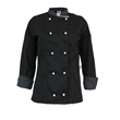 Chef's blouse women ADRIATIC black