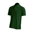 Men's polo short-sleeve, bottle green