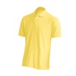 Men's polo shirt short sleeve yellow,
