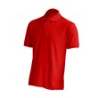 Men's polo short-sleeve T-shirt, red