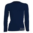 Women's t-shirt long sleeves navy