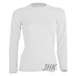 Women's T-shirt long sleeve white